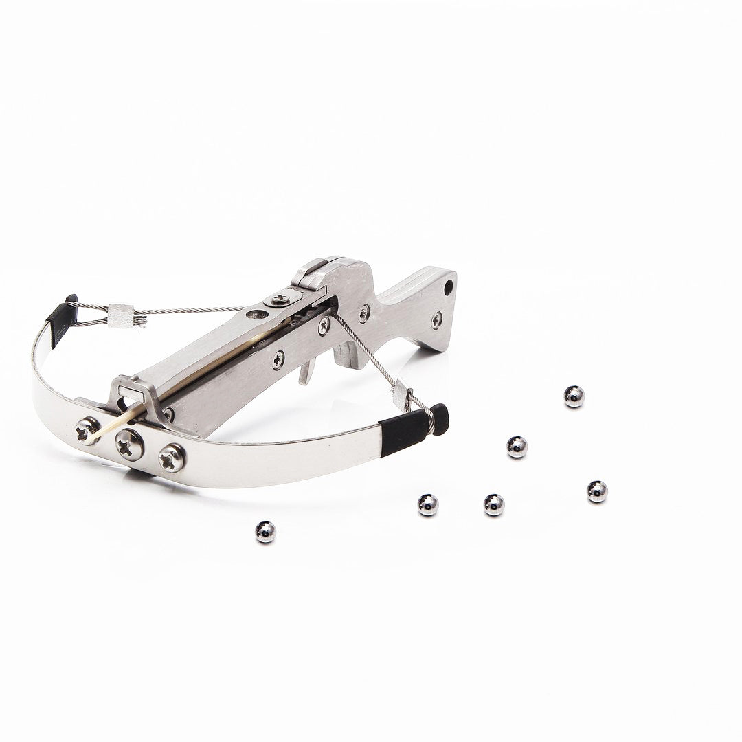Mini Crossbow Made from Stainless Steel Launch 4mm Steel Ball or