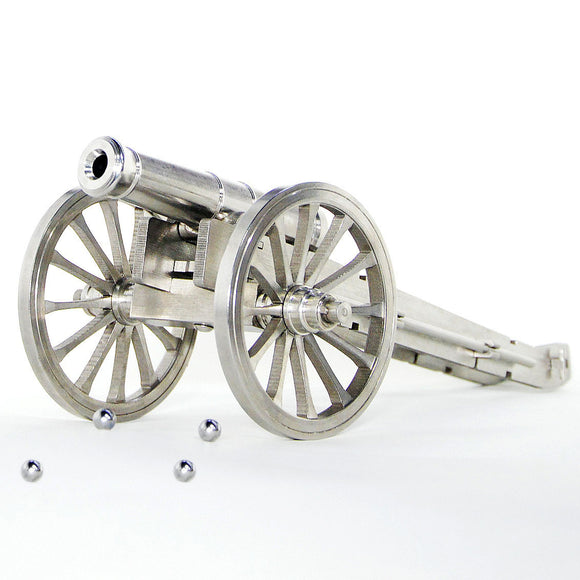 Super Napoleon Stainless Steel Pocket Artillery Mini Cannon Military Model