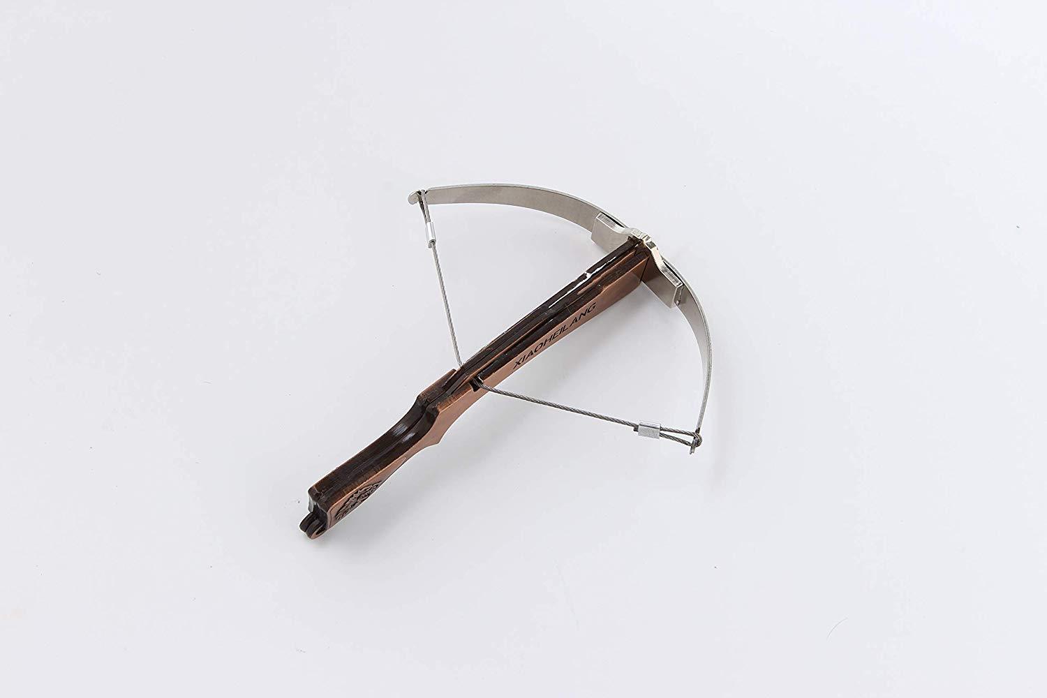 Bronze Mini Crossbow Newly Designed Metal Toy Cross and Bow