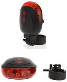New Bicycle Cycling Laser Taillight Water Resistant 2 Laser 5 LEDs 7 Modes Waterproof Back Rear Red Light