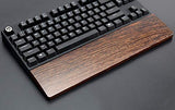 Wooden Mechanical Keyboard Wrist Rest Pad Wrist Support Hand Pad for Mechanical Keyboard Wrist Pad Palm Rest (Patterned Wood, 104-Key)