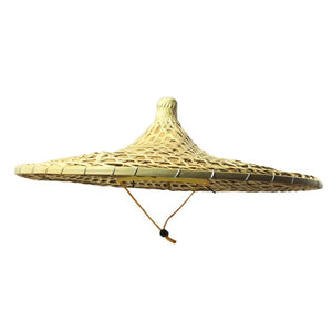 China Guangdong Local Characteristics Hand-woven Large Conical Hats Sun Hat 21 Inch