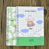 Reusable Sticker Book Sticker Collecting Album Won't Harm Stickers 30 Sheets 8.3" x 5.8" (Jumping Bunny)