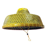 Chinese Natural Bamboo Braid Hats Ancient Conical Coolie Big Hat Fishing Hat